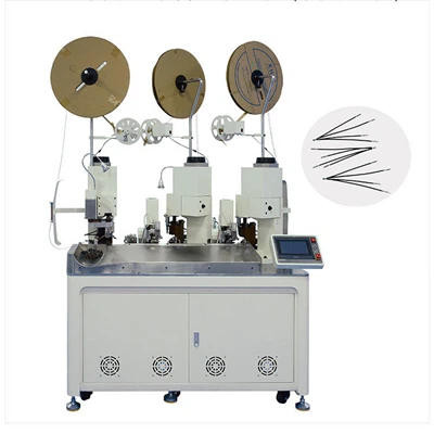 Fully Automatic Combine 4 Wire And 3 Terminal Crimping Machine